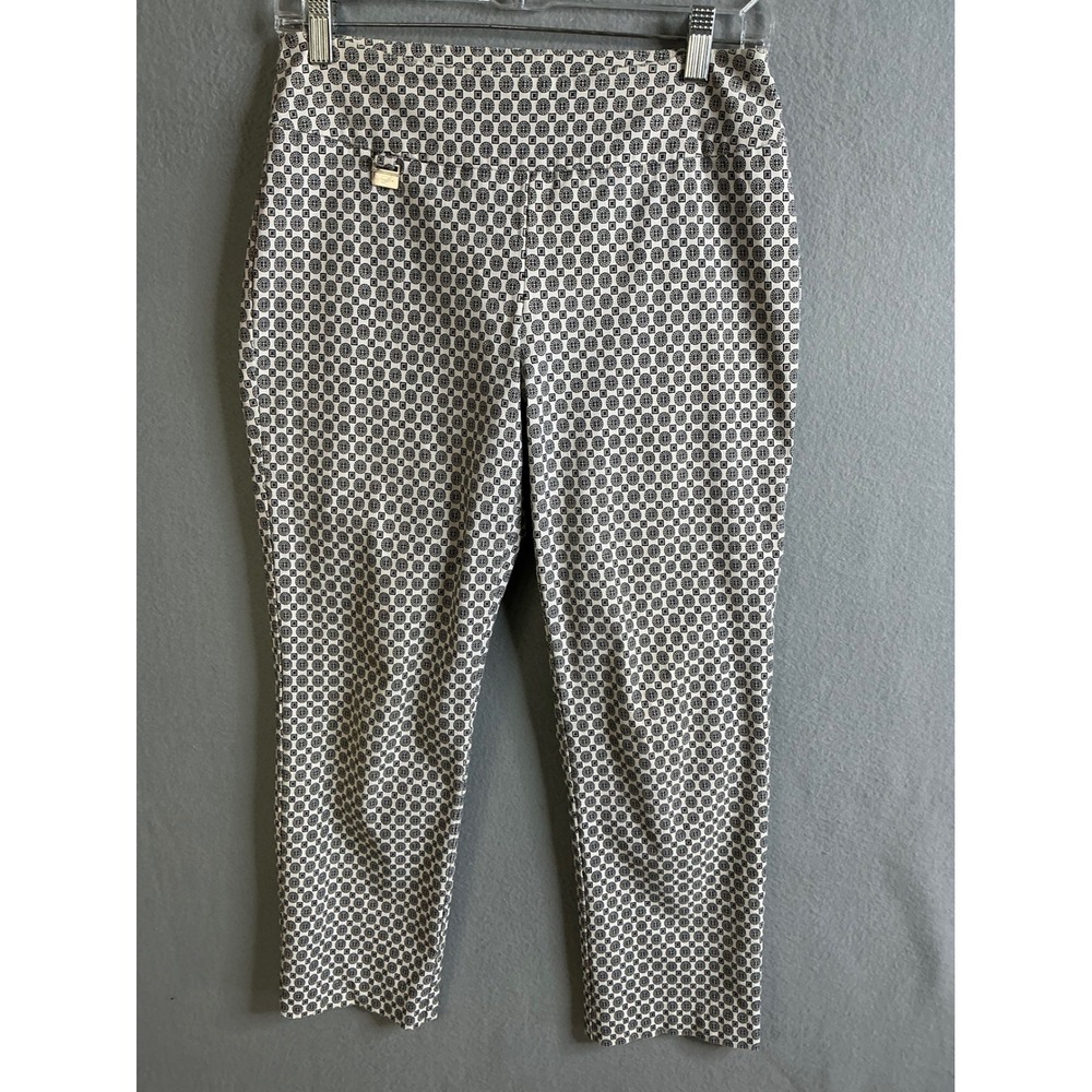 Lisette L Pants Women's 6 Montreal Geometric Print Pull On Stretch Pants‎